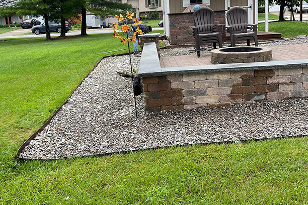 Patio and hardscape project in Columbus, OH